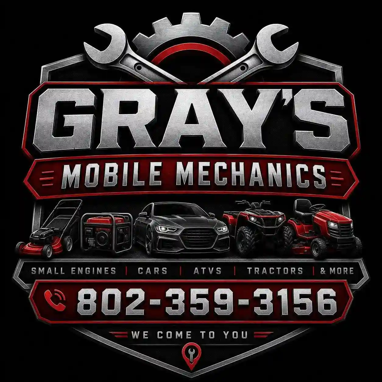 Screenshot of Gray's Mobile Mechanics website